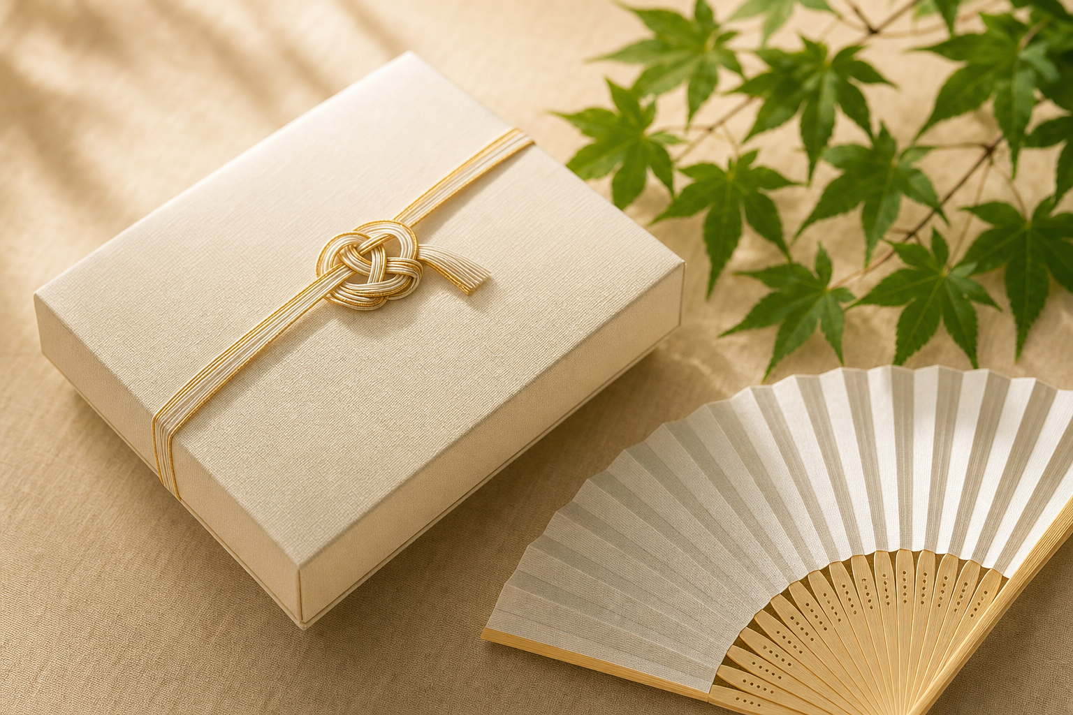 お中元の基本｜金水引の熨斗付き箱と時候の礼